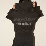 Premium Downtown Street Zip Hood - Washed Black