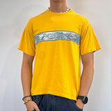 YELLOW QUIKSILVER TSHIRT