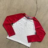 Jogger LS Tee - Red/White