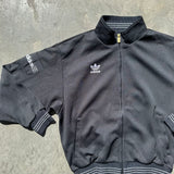 ADIDAS ZIP UP JACKET BLACK MEDIUM