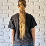 Throwback Tee - Grape Organics - Washed Black