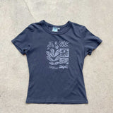 Georgie Tee - Botanical Haze - Worker Navy