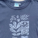 Georgie Tee - Botanical Haze - Worker Navy