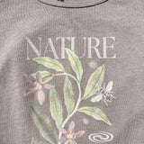 Georgie Tee - Nature In Bloom - Stone Grey