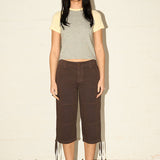Honey Tee - Baby Yellow/Grey Marle