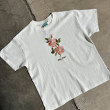 Throwback Tee - Vintage Rose - Off White