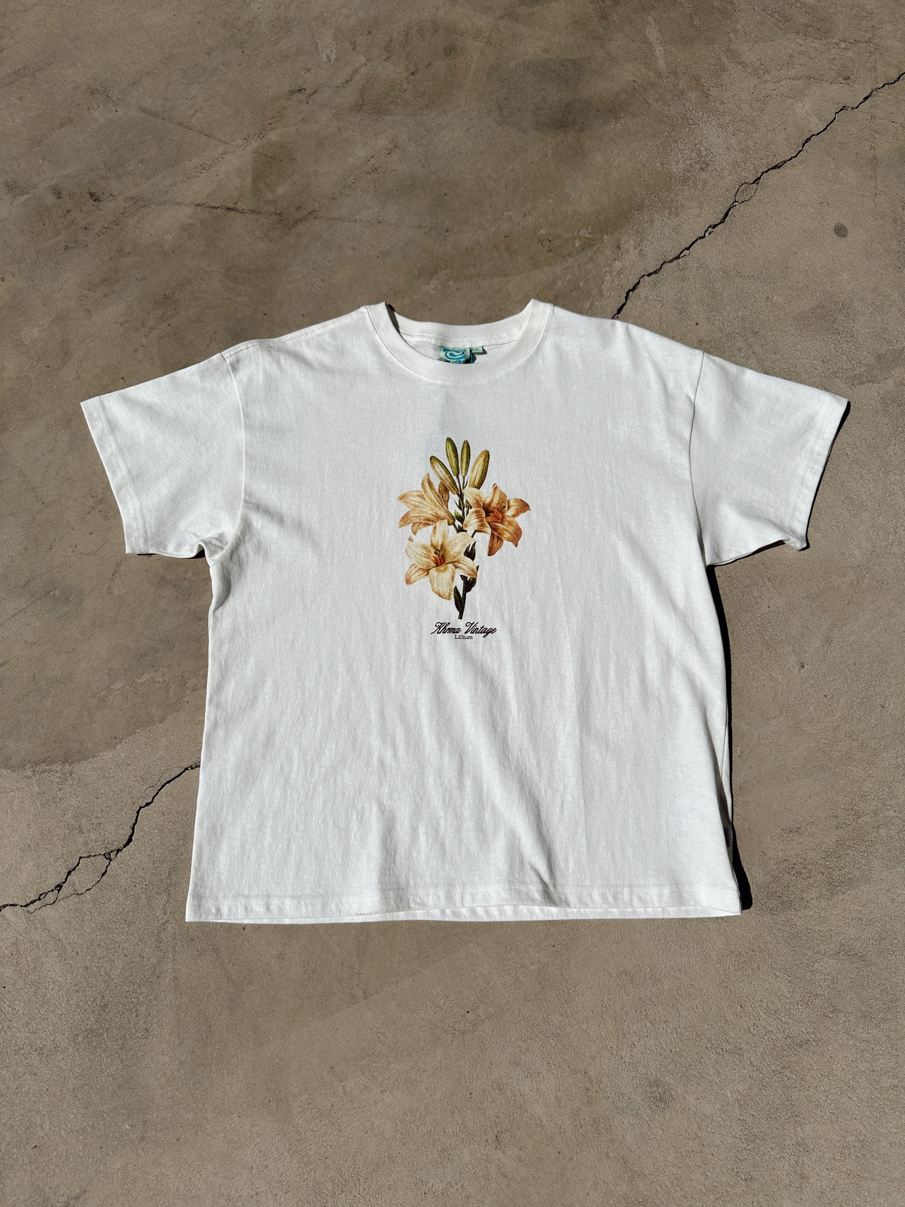 white lily flour t shirt Throwback Tee - Vintage Lily