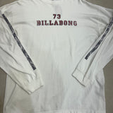 BILLABONG LONGSLEEVE WHITE XLARGE