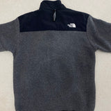 NORTH FACE ZIP UP JACKET BLACK/GREY SMALL