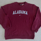 NIKE ALABAMA CREW RED SMALL