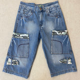 VINTAGE JORTS BLUE MEDIUM 38