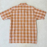 VINTAGE BUTTON UP ORANGE MEDIUM