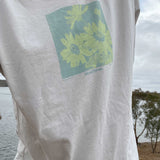 Chopped Maui Tee - Dazey - Surf Wax White