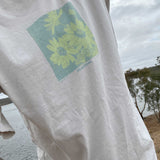 Chopped Maui Tee - Dazey - Surf Wax White