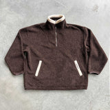 Hotham Qtr Zip - Burrow Brown