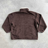 Hotham Qtr Zip - Burrow Brown