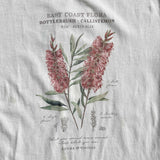 Boyfriend Tee - East Coast Bottlebrush - Cream