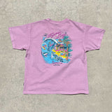 Throwback Tee - Khrma Surf Byron - Malibu Pink