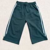3/4 Trackies - Washed Bottle Green