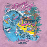 Throwback Tee - Khrma Surf Byron - Malibu Pink