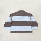 Rugby Jumper - Daydream Blue/Brown