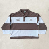 Rugby Jumper - Daydream Blue/Brown