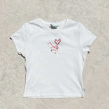 Sophia Tee - Flaming Heart - Off white