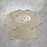 No Mercy LS Tee - Racer Tee - Cookie Dough