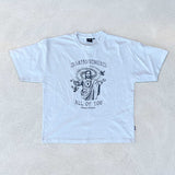 Chopped Maui Tee - Disappointments - Surf Wax White
