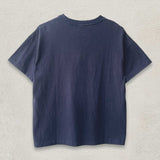 Boyfriend Tee - Hibiscus - Vintage Navy