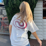 Throwback Tee - Racer Swirl - Off White
