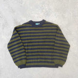 Winter Knit - Navy/Green