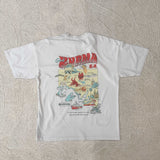 Maui Tee - South Oz - Surf Wax White