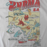 Maui Tee - South Oz - Surf Wax White