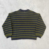 Winter Knit - Navy/Green