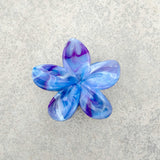 Frangipani Clip - Marbled Casa Blue