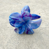 Frangipani Clip - Marbled Casa Blue