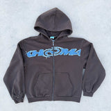 Scar Zip Hood - Walnut