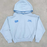Blanket Stitch Hoodie - Horizon Blue
