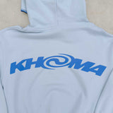 Blanket Stitch Hoodie - Horizon Blue