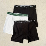Boxer Briefs -  Black / White