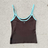 Winnie Cami - Walnut/Blue