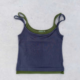 Layer Singlet - Ash/Green