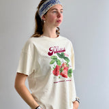 Boyfriend Tee - Strawberry Organics - Cream