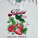 Boyfriend Tee - Strawberry Organics - Cream
