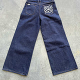 Cooly Jeans - Pocket Detail - Dark Indigo