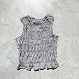 Bunched Top - Steel Grey