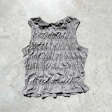 Bunched Top - Steel Grey