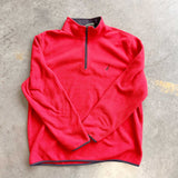 RED NAUTICA QTR ZIP X LARGE