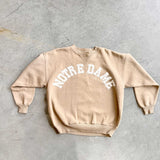 BEIGE NOTREDAME CREW LARGE